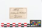 Etikett zu Bronzearmreif (NHMW-PRAE-026609)